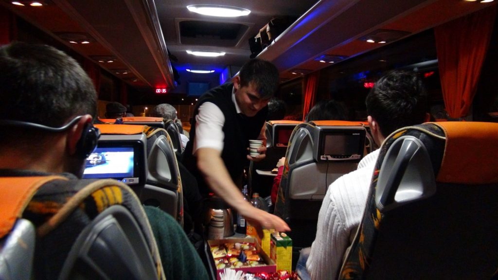 En partance d'Istanbul, les bus en Turquie sont très bien aménagés