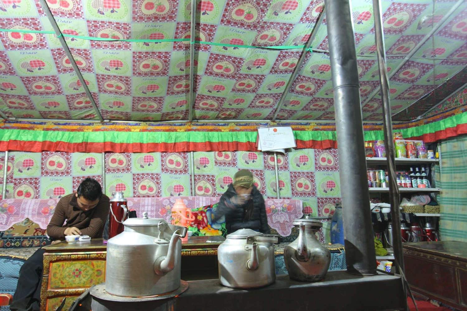tente camp de base Everest Tibet