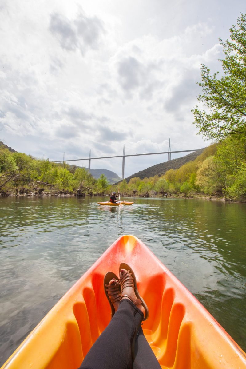kayak viaduc millau