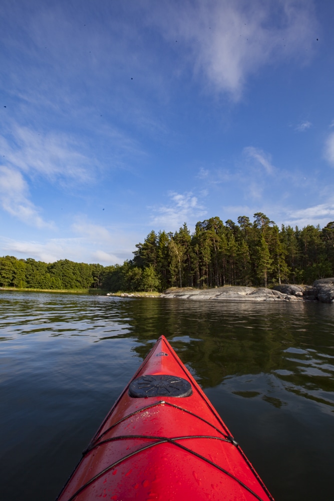 kayak Hanko archipel finlandais
