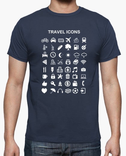 t-shirt icones voyage