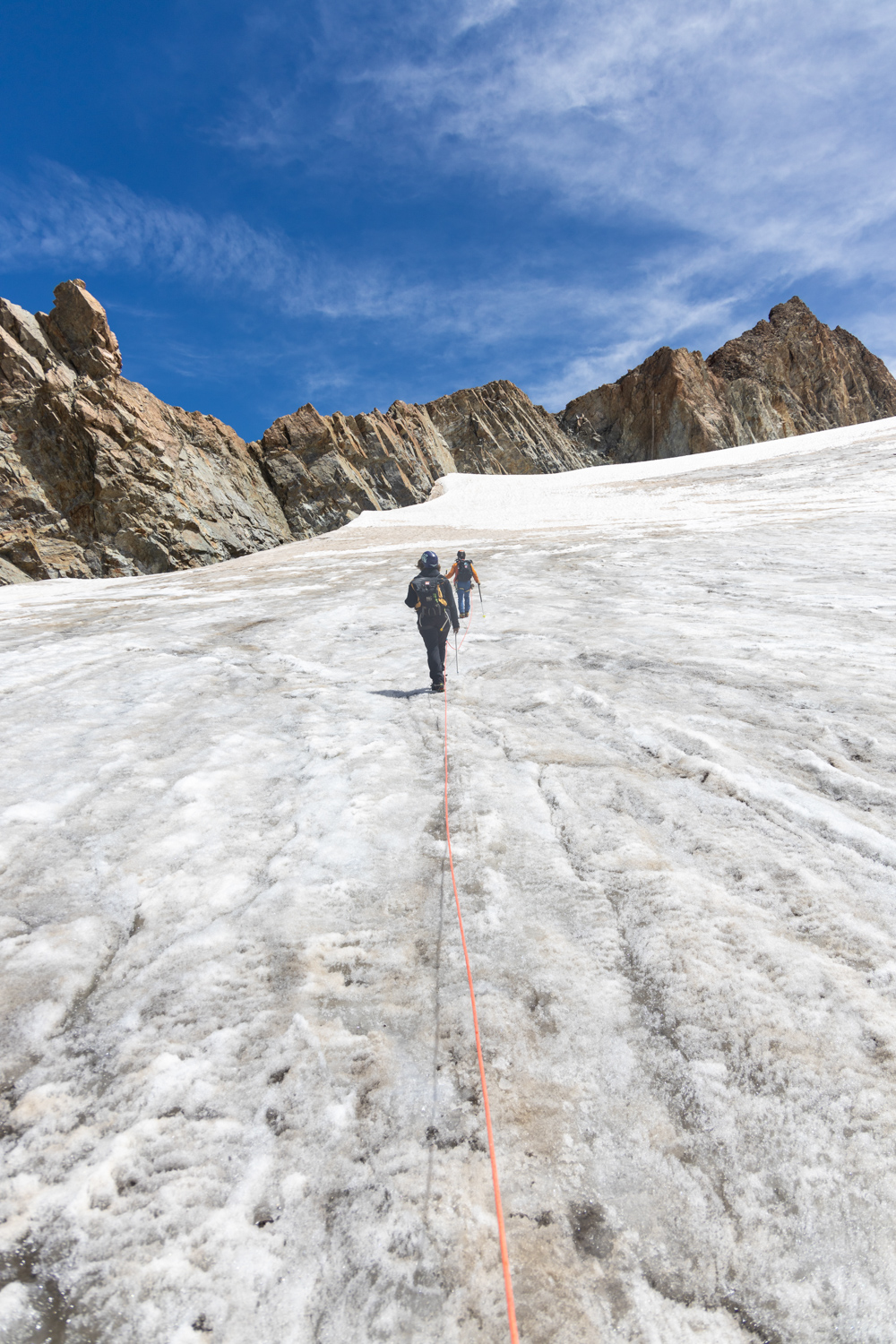glacier girose cordée